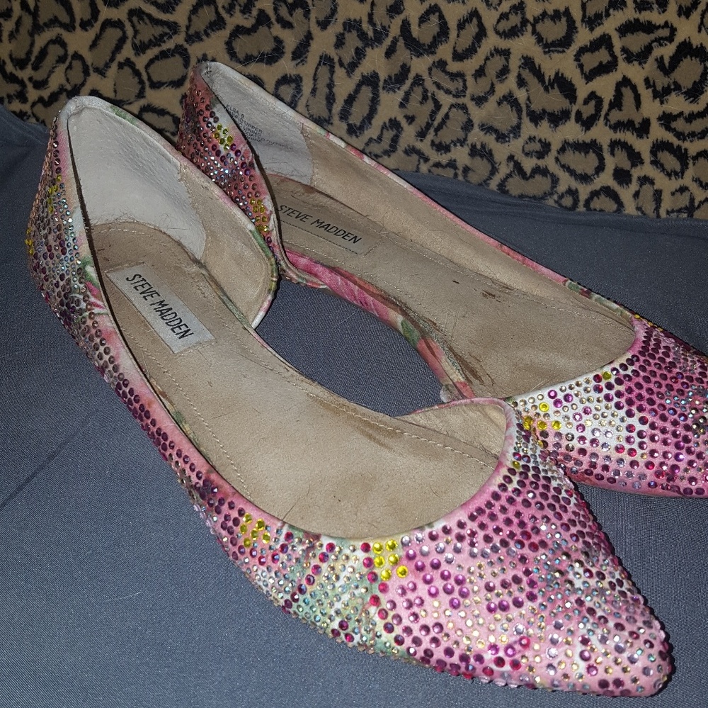 Steve Madden sz. 8 Ella sparkling flats